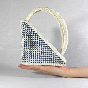 Retro Crochet Bag Crochet Purse Pattern Bag..