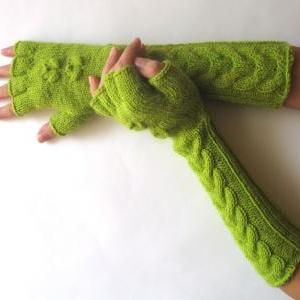 Knit Fingerless Gloves Patterns Cable Mittens Knit..