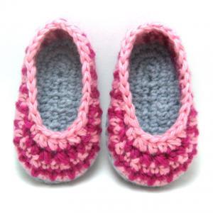 Pdf Crochet Pattern - Ethnic Baby Slippers Crochet Pattern Girl Booties ...